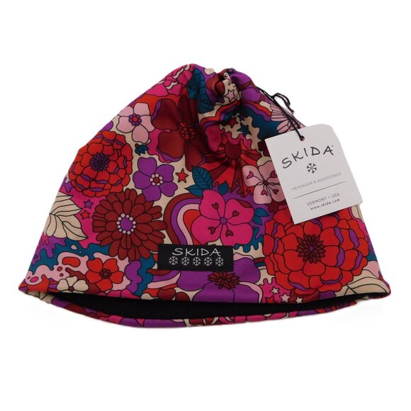 Skida Alpine Hat | Floral | 70s Psychodelic Flowers | Ski | Outdoors | NWT - Picture 10 of 10